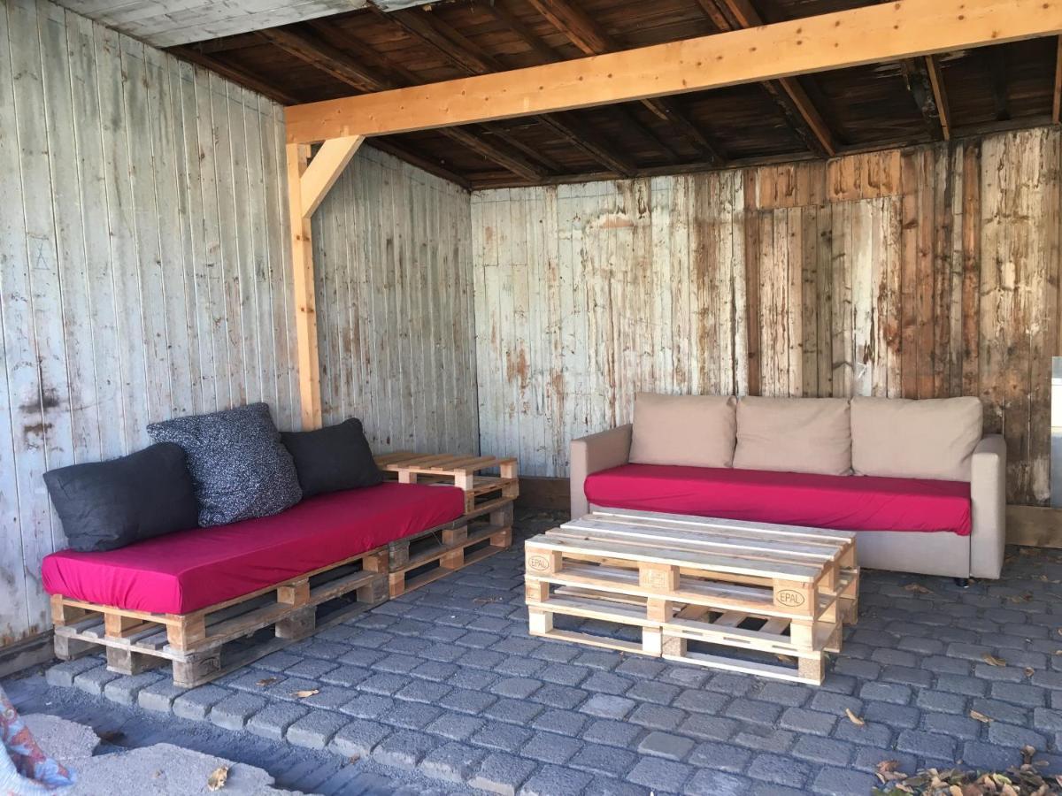 Die Senfbude - Klein Aber Fein - Wunderschoenes Studio-Apartment Mit Terrasse Und Stellplatz Leipzig Buitenkant foto