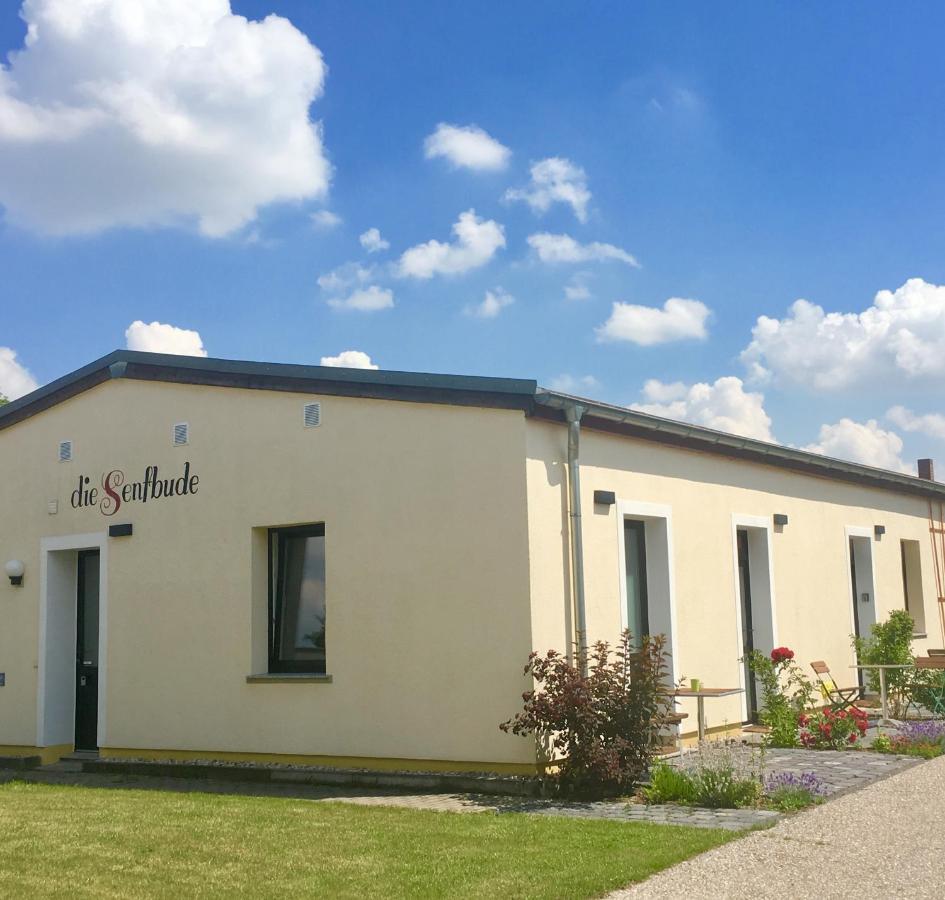 Die Senfbude - Klein Aber Fein - Wunderschoenes Studio-Apartment Mit Terrasse Und Stellplatz Leipzig Buitenkant foto
