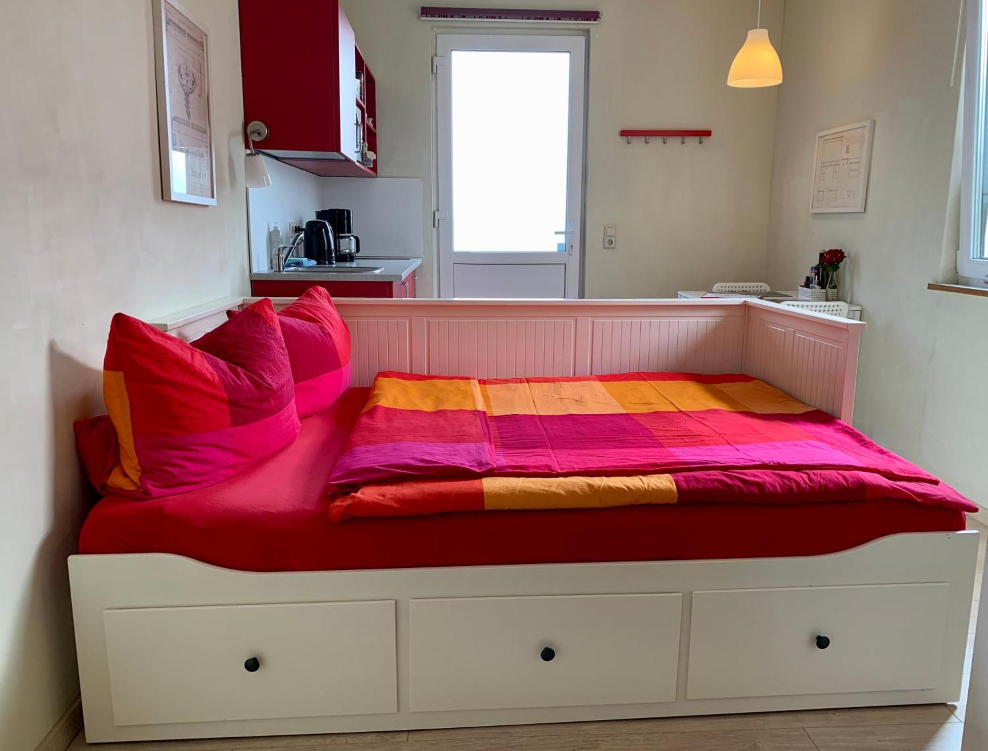 Die Senfbude - Klein Aber Fein - Wunderschoenes Studio-Apartment Mit Terrasse Und Stellplatz Leipzig Buitenkant foto
